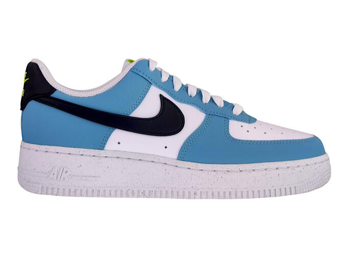 Nike Air Force 1 '07 HJ9571-400 Denim Turq/Black-White-Cyber 37.5 1/4
