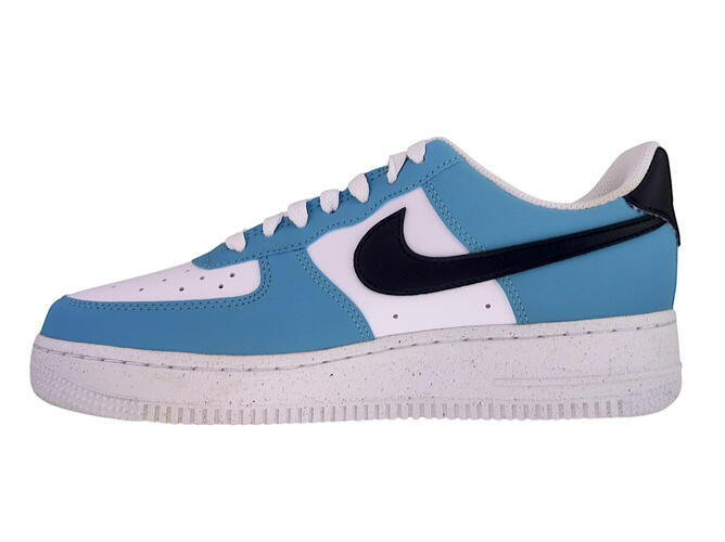 Nike Air Force 1 '07 HJ9571-400 Denim Turq/Black-White-Cyber 37.5 2/4