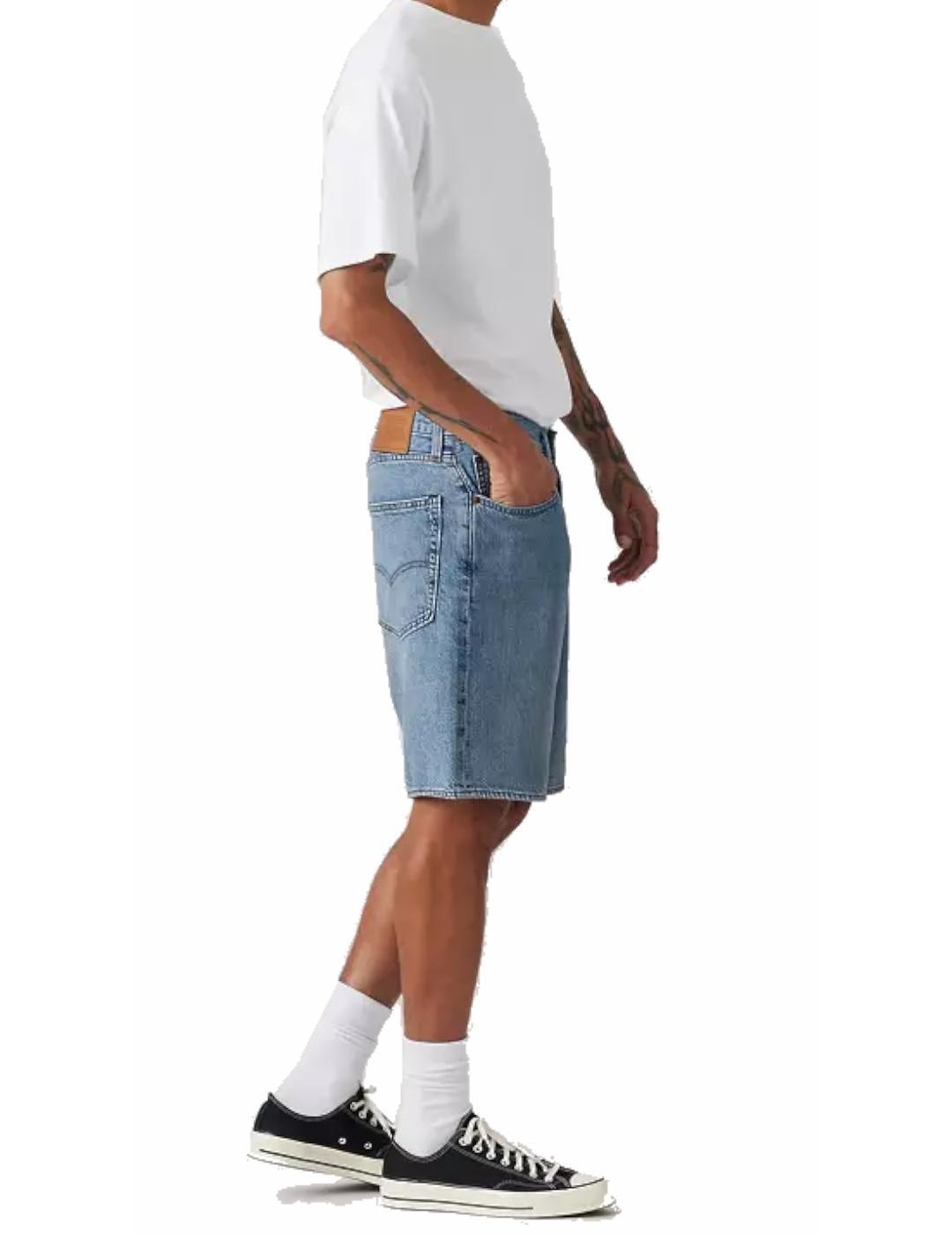 Bermudas y pantalones cortos para Hombre Levi´s Vaquero 468 loose Azul 3/5