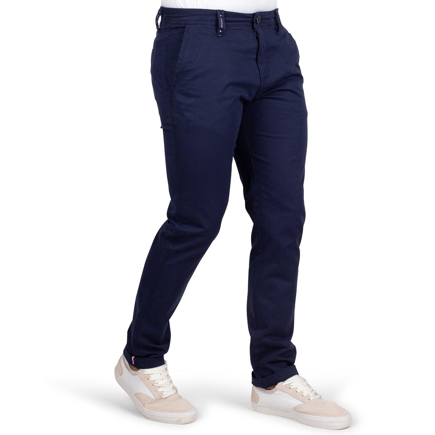 Shilton - Pantalon French Chino Homme - Pantalons - Bleu - 44 L - Decathlon