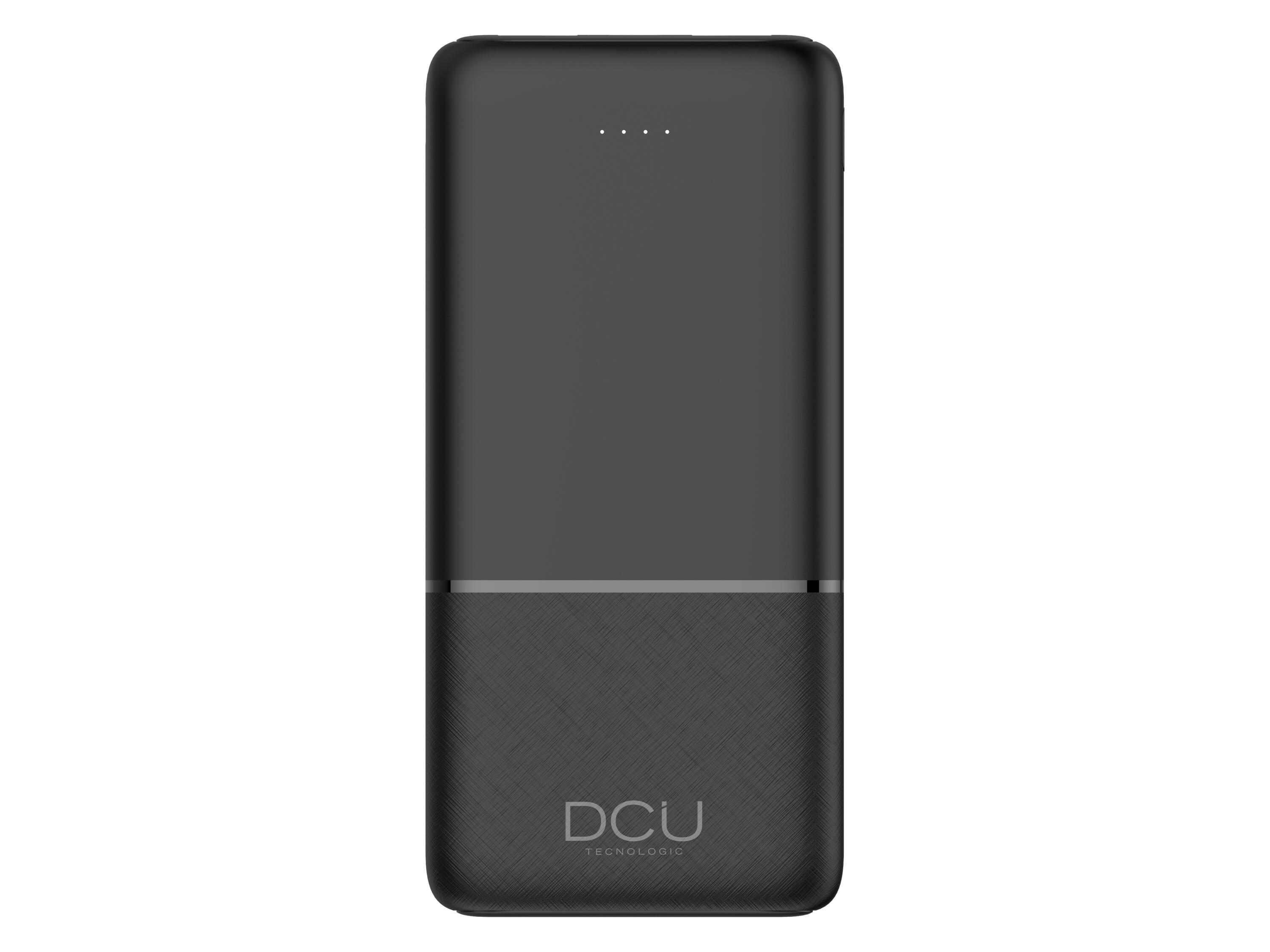 Power Bank 10.000mAh con triple salida USB negro 3/4