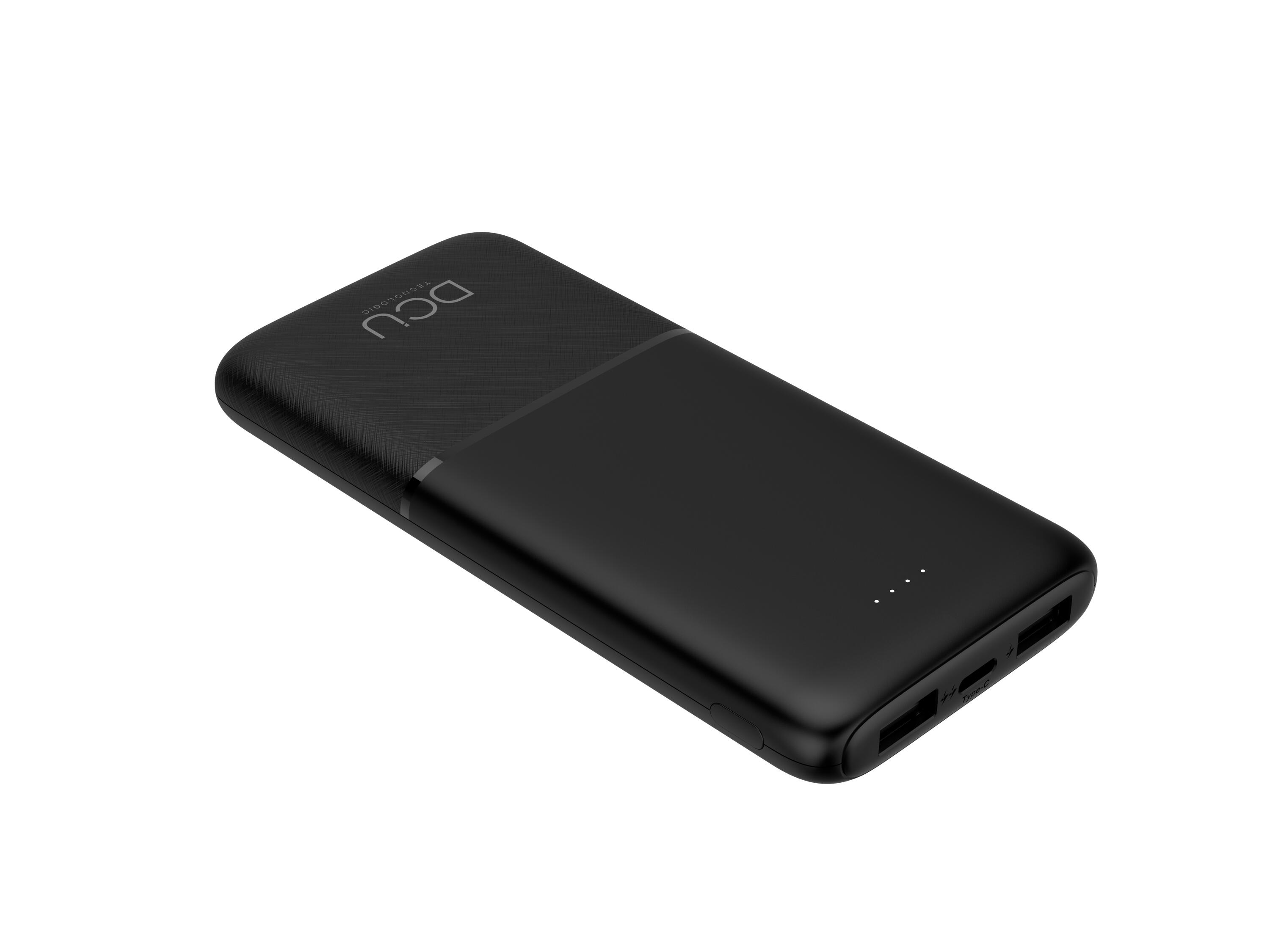 Power Bank 10.000mAh con triple salida USB negro 2/4