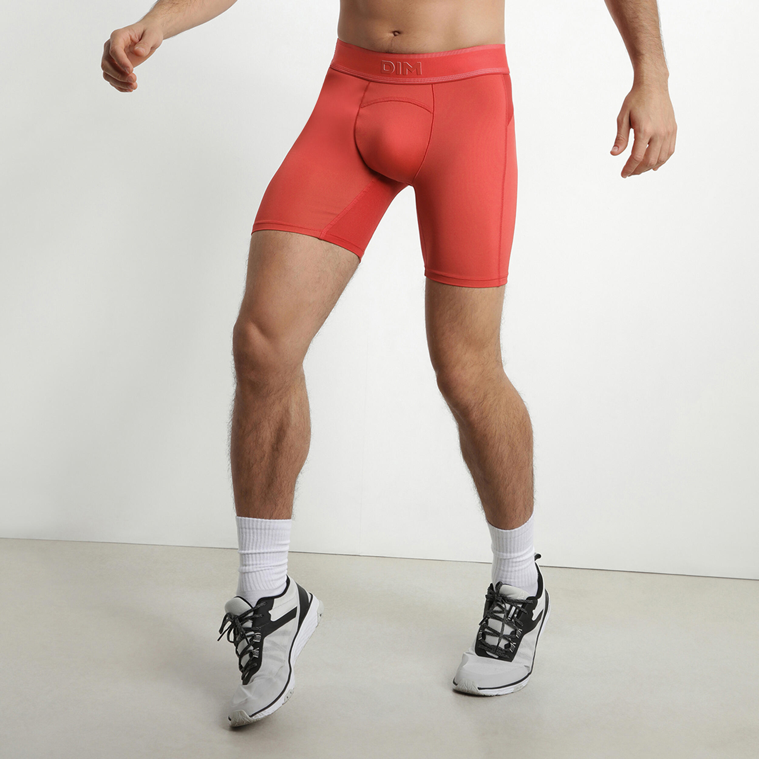 Dim - Long Boxer De Sport Homme Dim Move - Caleçon - Rouge - 38 S - Decathlon
