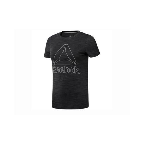 Reebok - T-shirt Universel Femmes Reebok El Marble Logo Tee - T-shirt Manches Courtes - Noir - 36 Xs - Decathlon