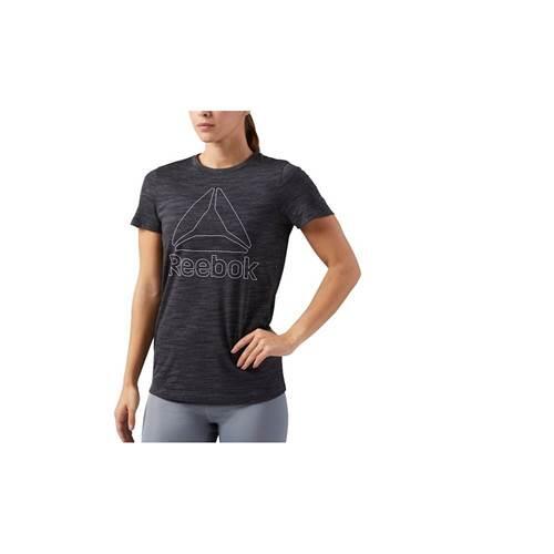 T-shirt universel femmes Reebok EL Marble Logo Tee 3/4