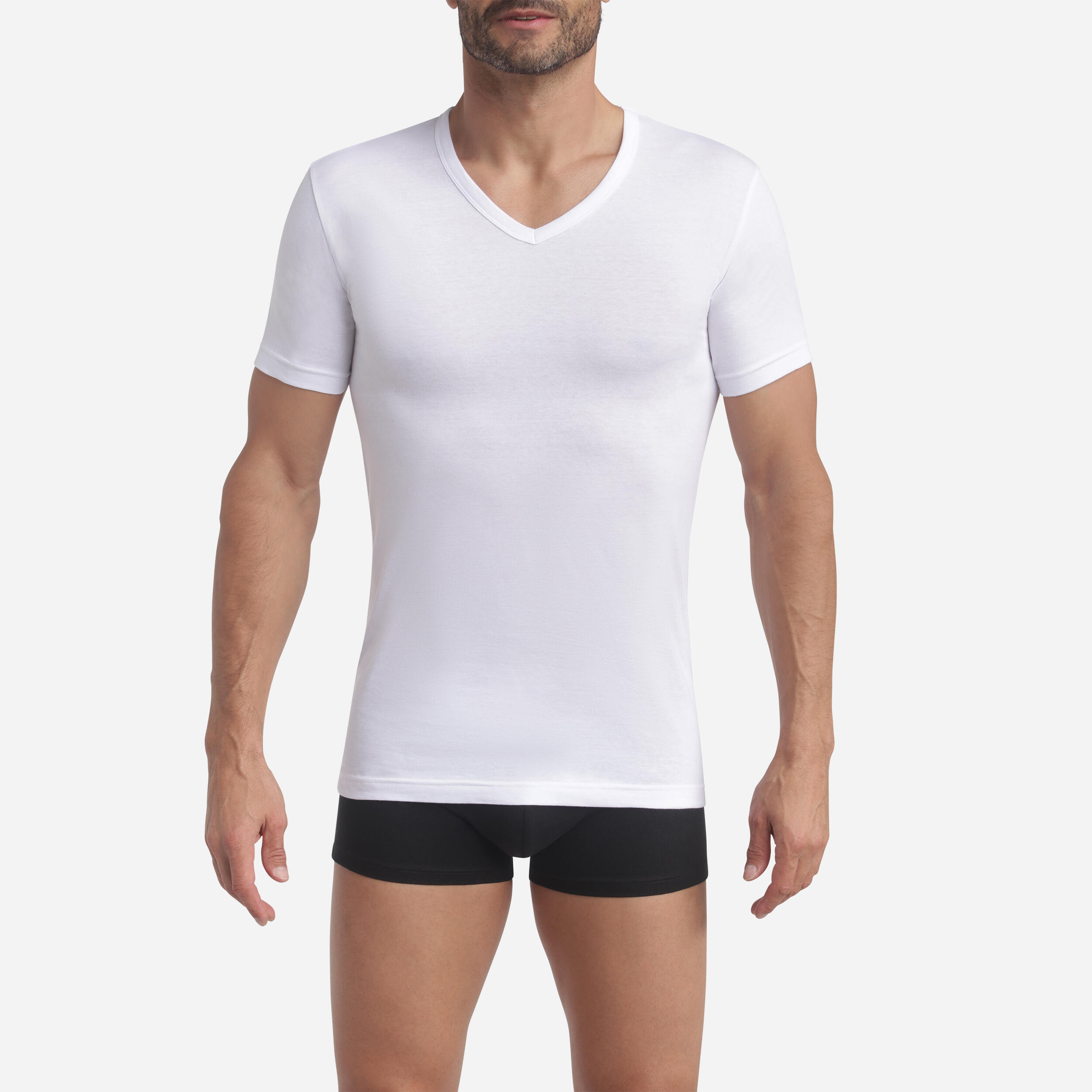 Conjunto de 2 T-shirts de Decote em V DIM Ecodim 3/4