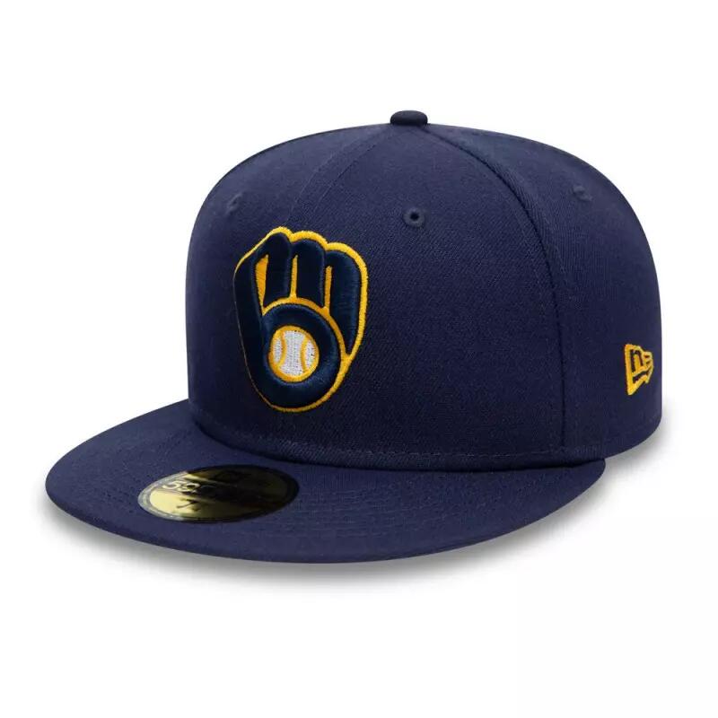 Casquette MLB Milwaukee Brewers New Era authentic performance 59fifty 1/3