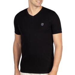 T-shirt col v slim homme