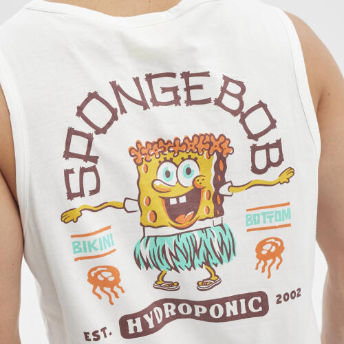 Camiseta tirantes Hydroponic Colaboración Oficial Bob Esponja blanco 2/5
