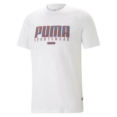 Hemden universeel voor heren puma graphics retro tee