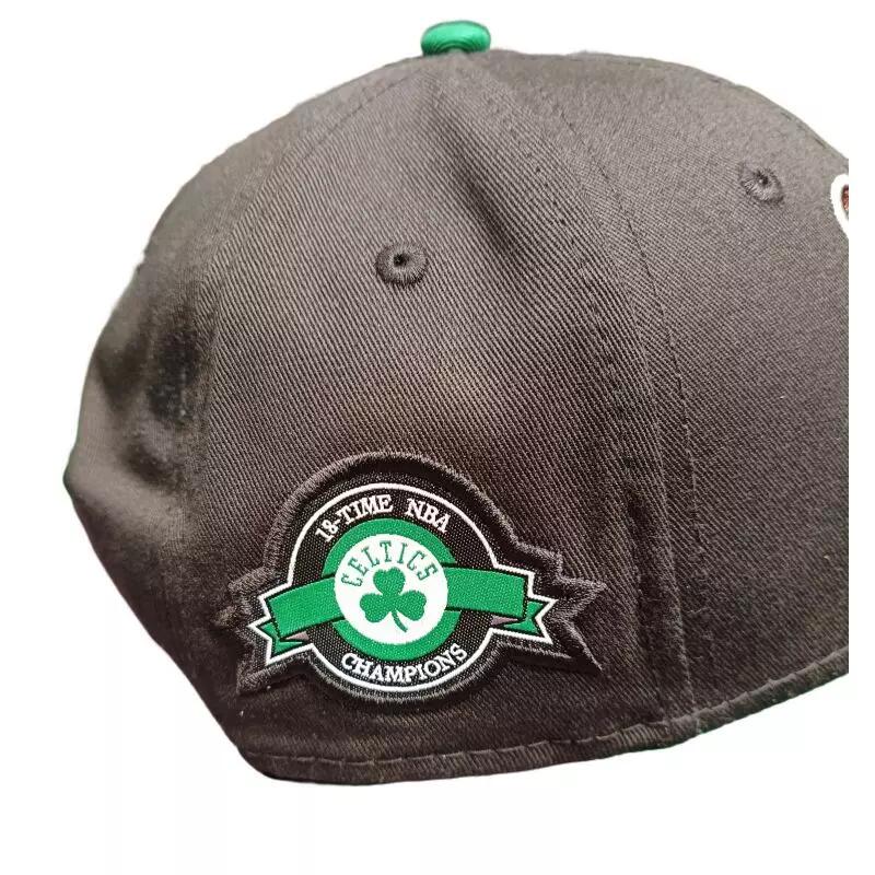 Casquette NBA Boston Celtics New Era Side Patch 9FORTY Noir 4/4