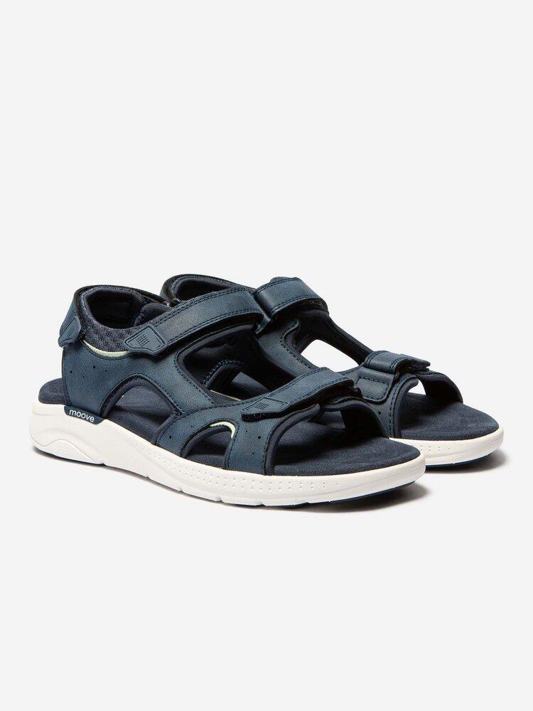 Sandales plates Femme - EASYSUN Navy 2/4