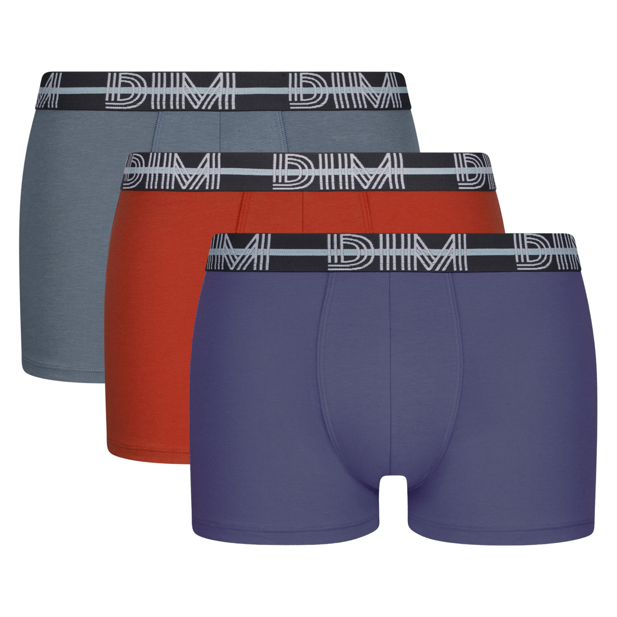 Cuecas Boxer DIM Pack de 3 4/4