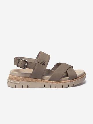 Sandales compensées Femme - ZAGARIA Beige