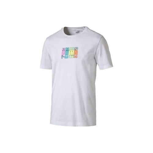 T-shirt universel hommes Puma Multicolor Graphic 1/2