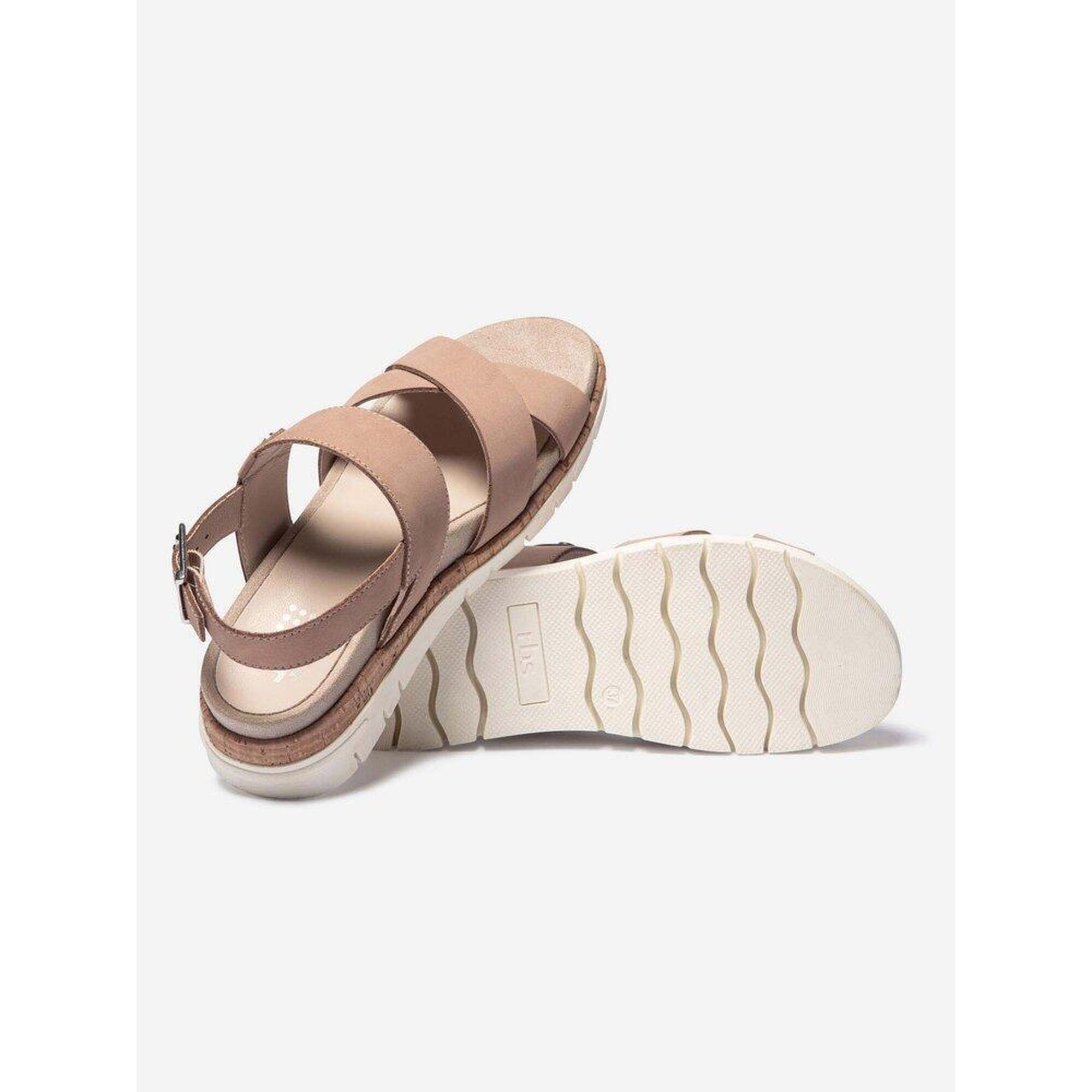 Sandales compensées Femme - ZAGARIA Nude