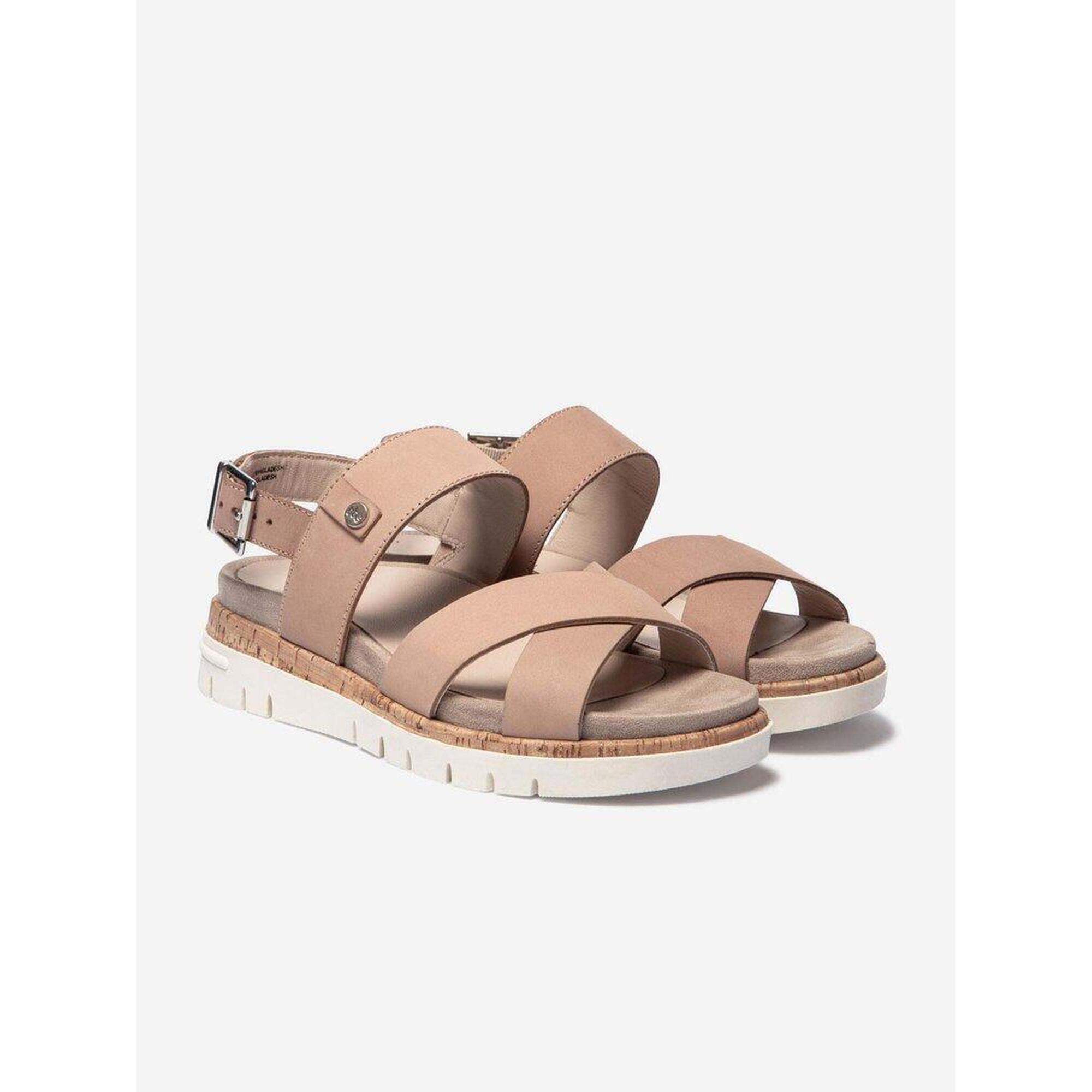 Sandales compensées Femme - ZAGARIA Nude