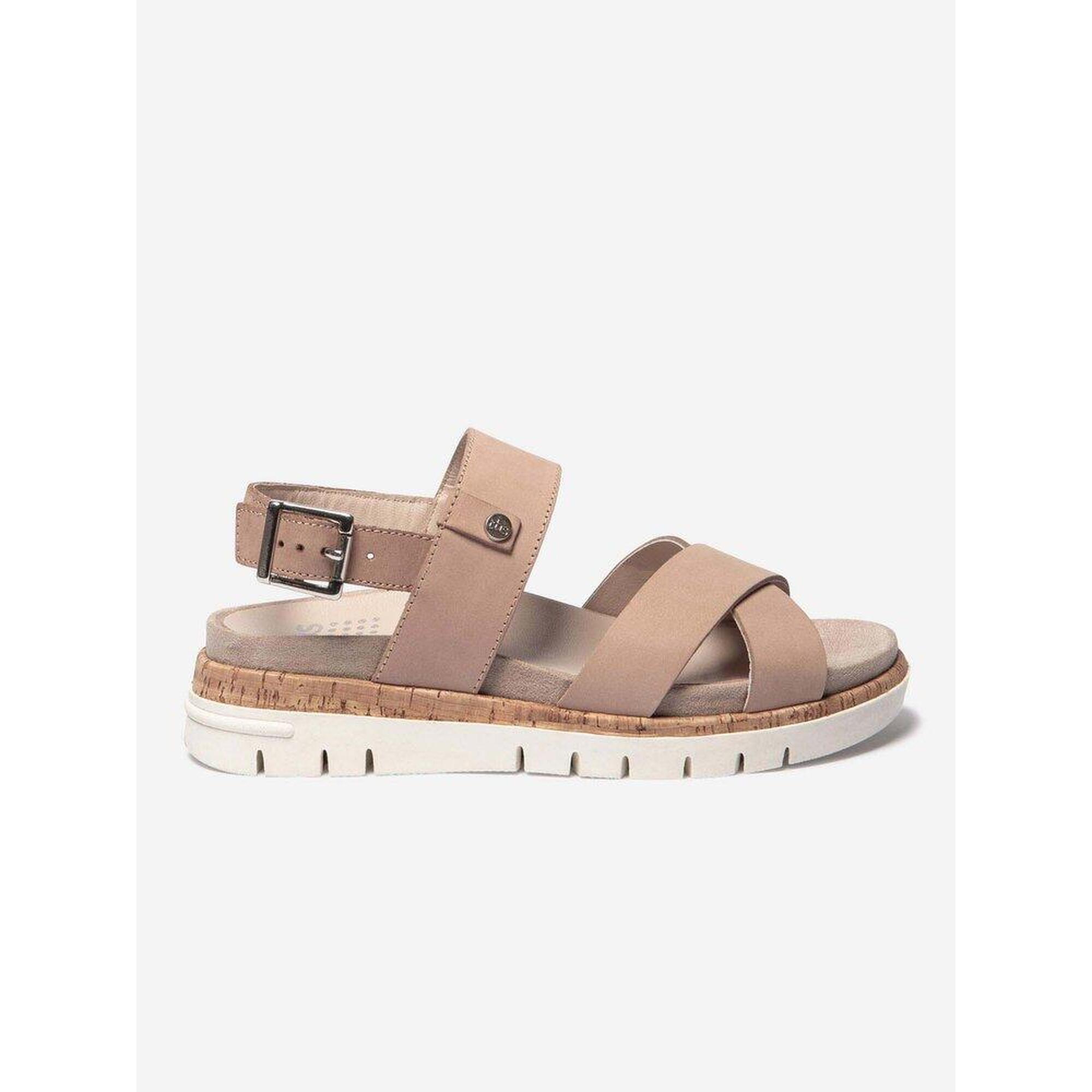 Sandales compensées Femme - ZAGARIA Nude