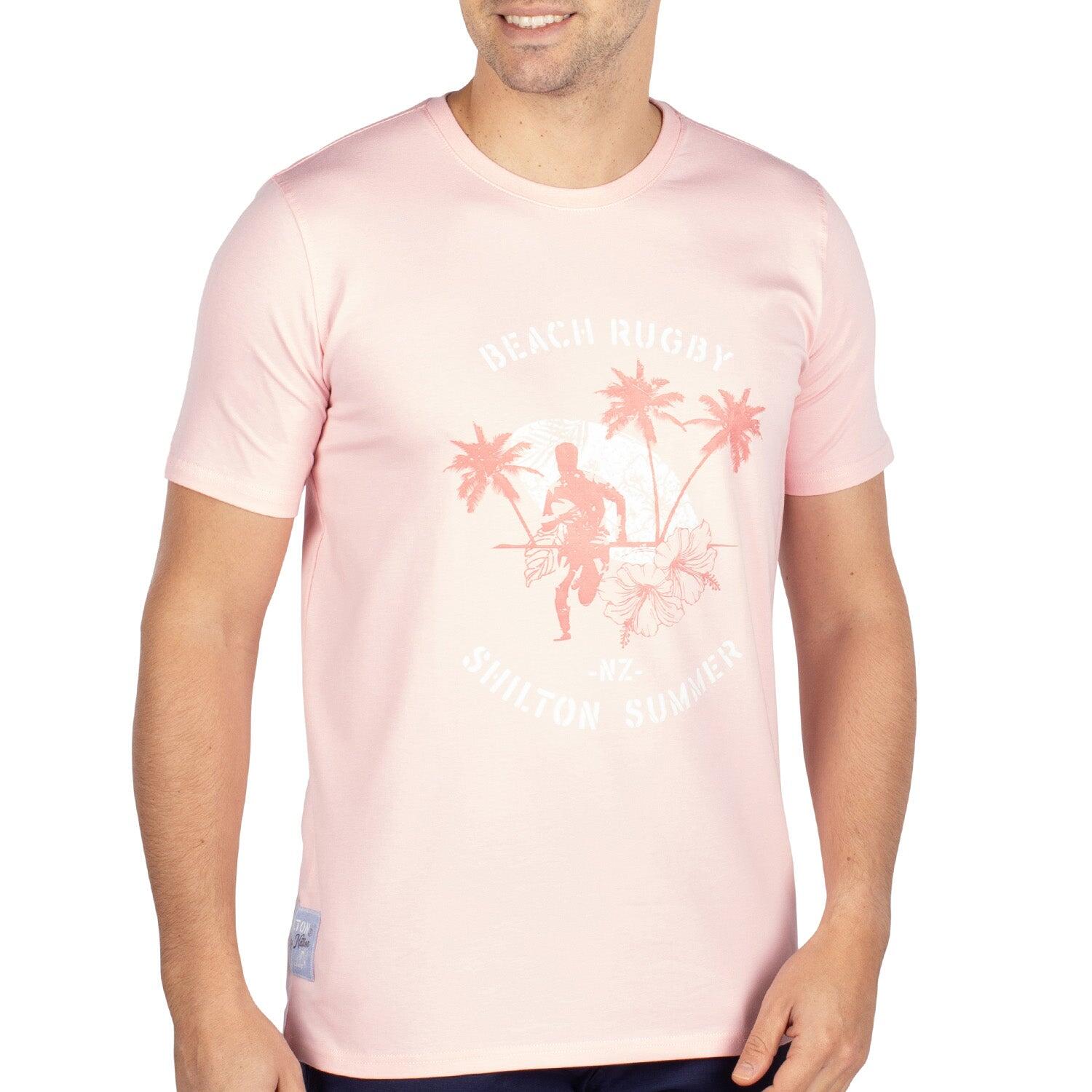 Shilton - T-shirt Team Beachside Homme - T-shirt Manches Courtes - Rose - S - Decathlon