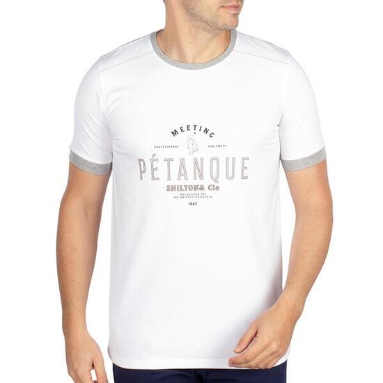 T-shirt esprit pétanque homme
