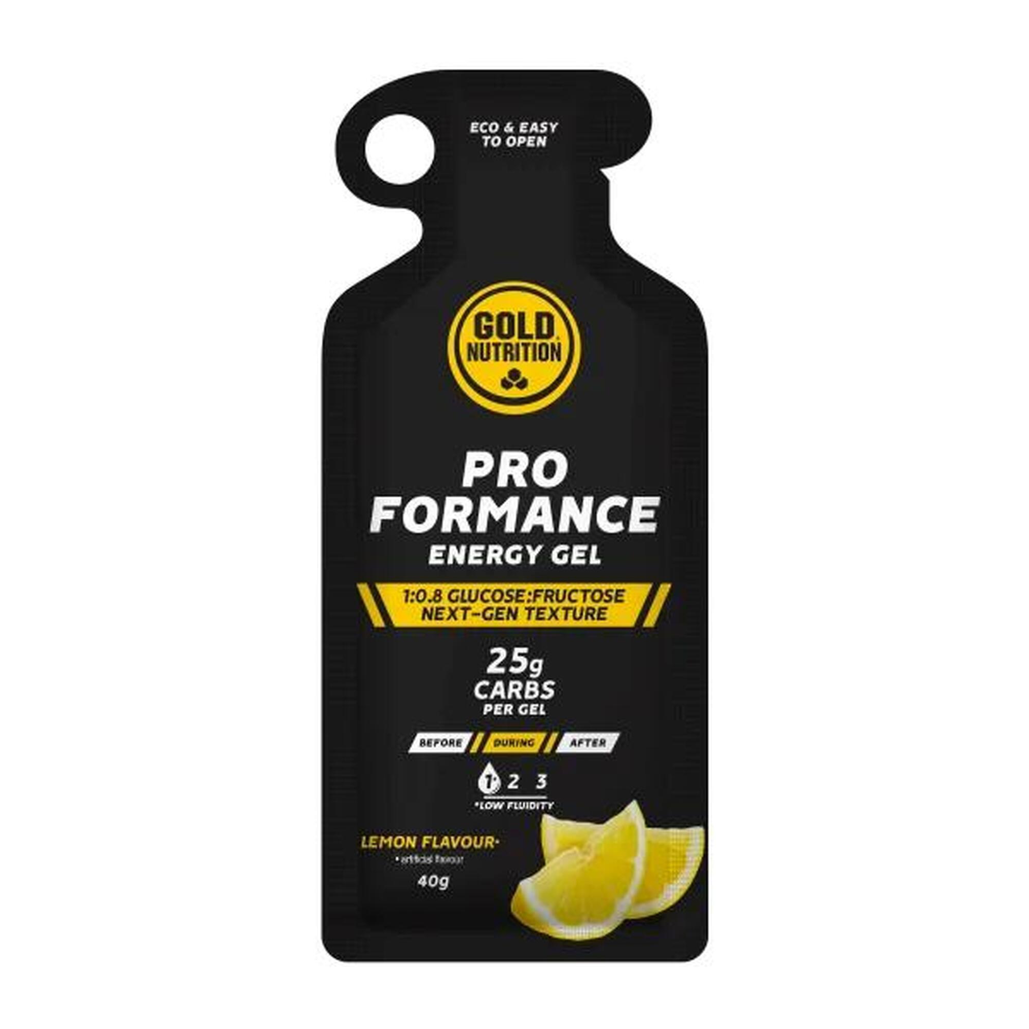Gel energizant, Pro Formance lamaie, GoldNutrition, 40 g