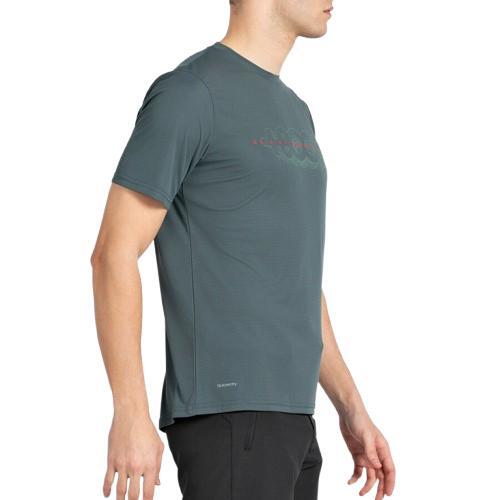 T-shirt +8000 para homem, manga curta Talib verde escuro 3/3