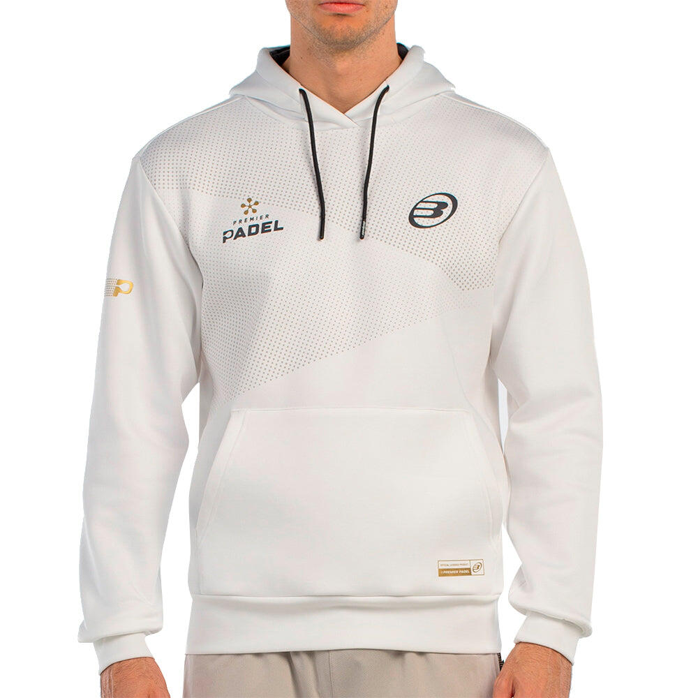 Sudadera Bullpadel Premier Padel Baque Blanco 6/7