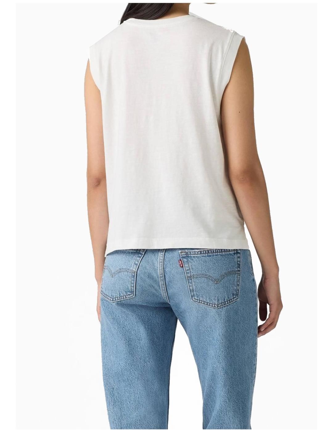 Camiseta para Mujer Levi´s Tank deco canyon Blanco 2/5
