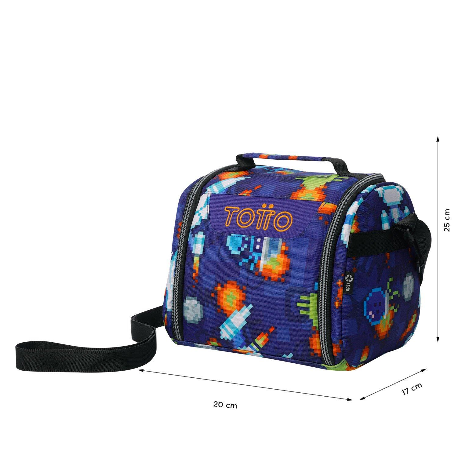 Totto  Portameriendas Resaltador - Grafily Azul Pequeño 4/5