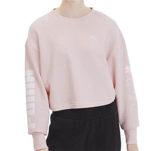 Bluza sportowa damska Puma Rebel Crew Sweat TR 2/3