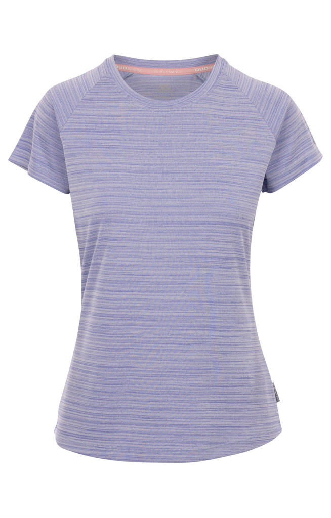 TRESPASS T-shirt Trespass Vickland donna 100% poliestere maniche corte blu