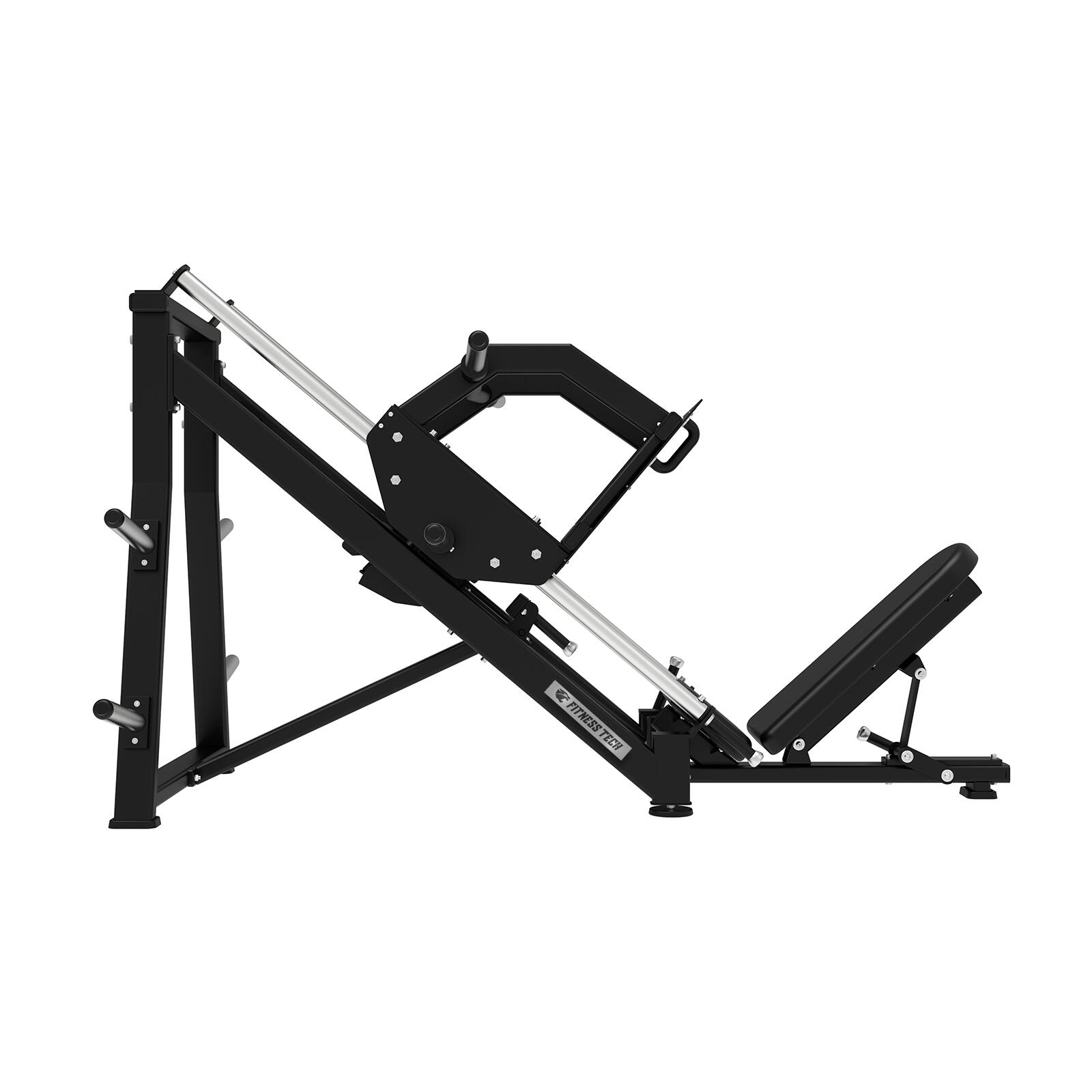 Presse à jambes 45 degrés Fitness Tech haute résistance – Noir 3/6