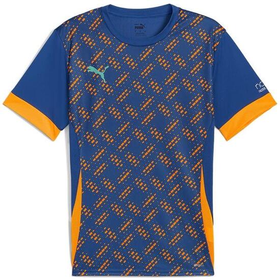 Camiseta Puma Individual Azul Naranja