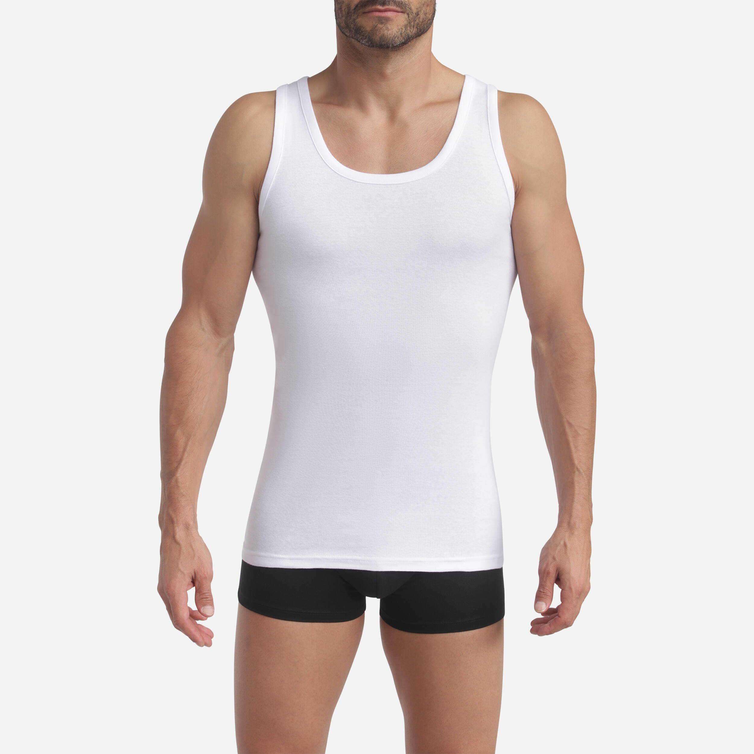 Débardeur homme col rond EcoDim 3/4