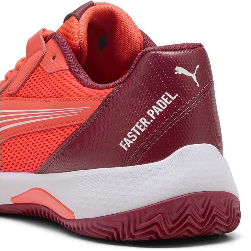Tênis Puma Nova Court Red Bordeaux White 2/5