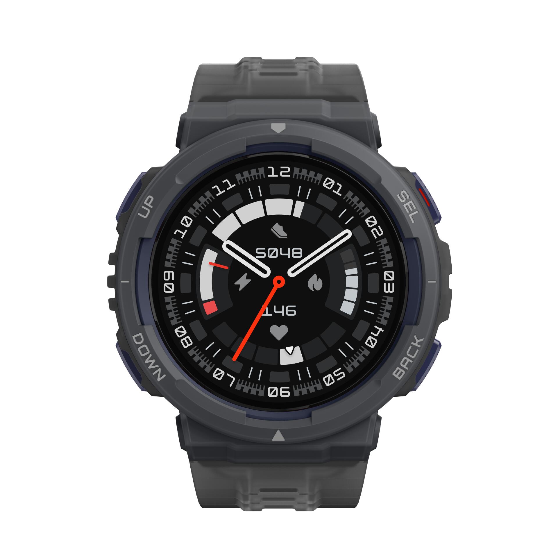 Amazfit Active Edge Midnight Pulse, 46mm Smart Watch with AI