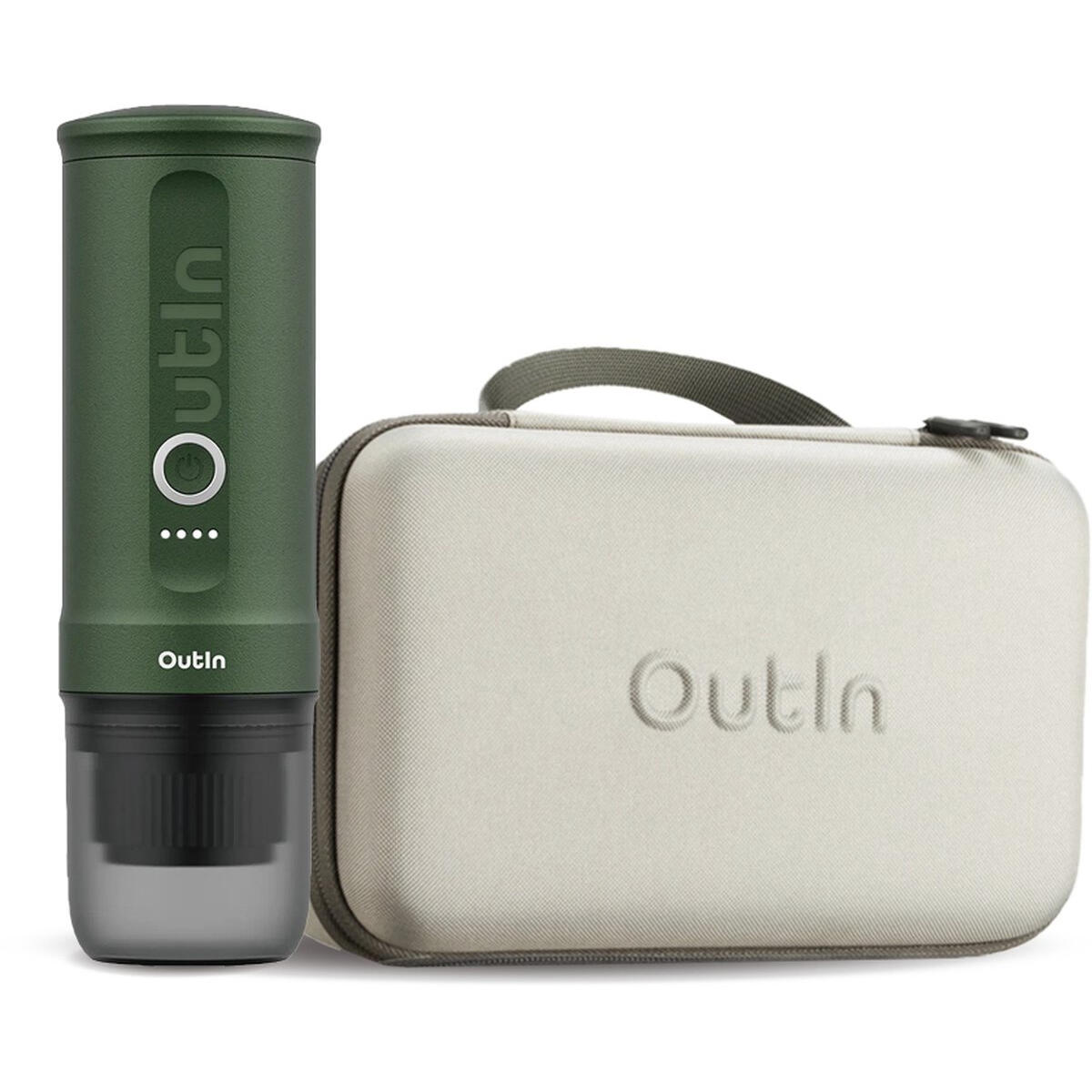 Outin Máquina De Café Expresso Portátil Nano Para Levar Para Todo O Lado Verde da Decathlon