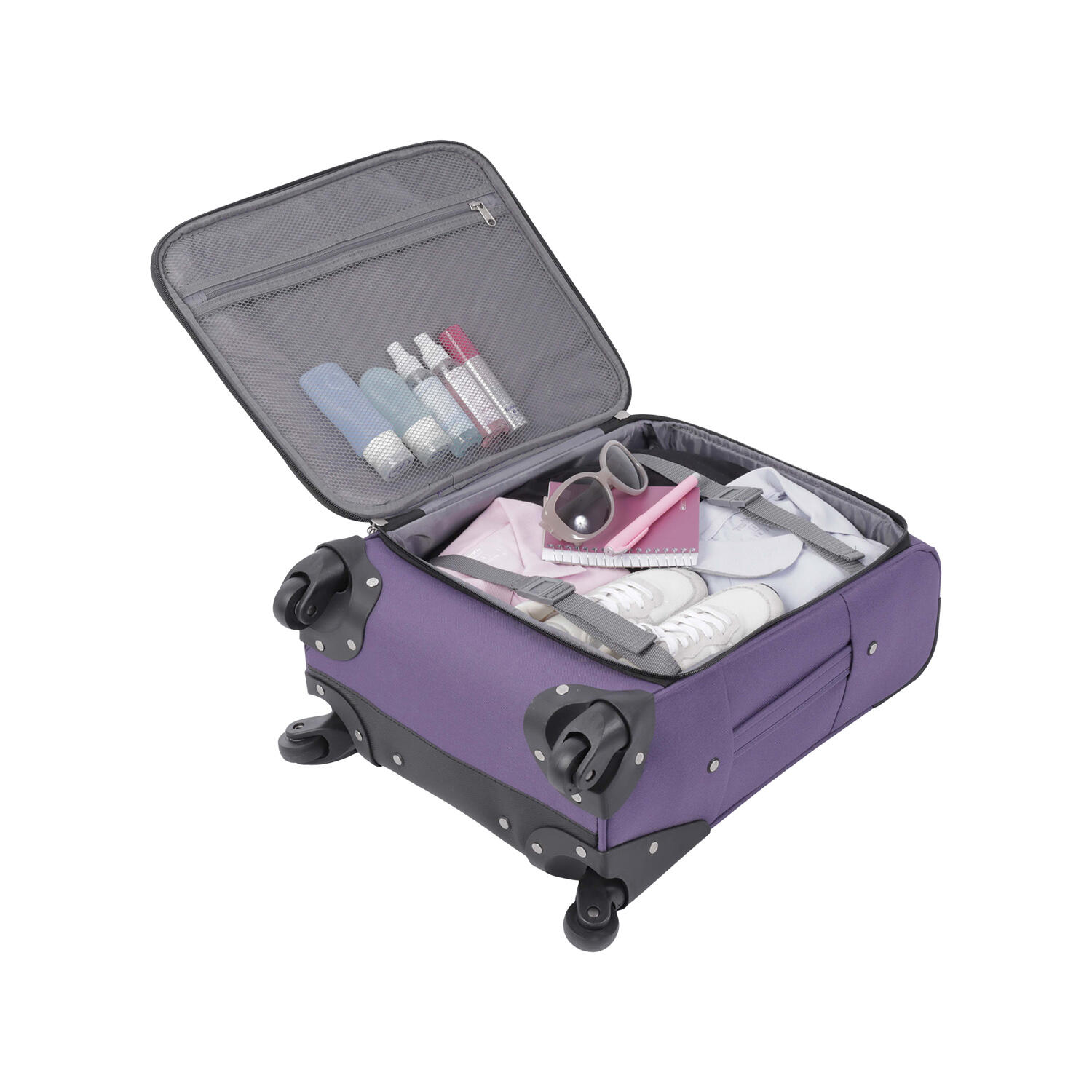 Totto Maleta de cabina Andromeda Morado Poliéster 40 x 55 x 20 cm 5/5
