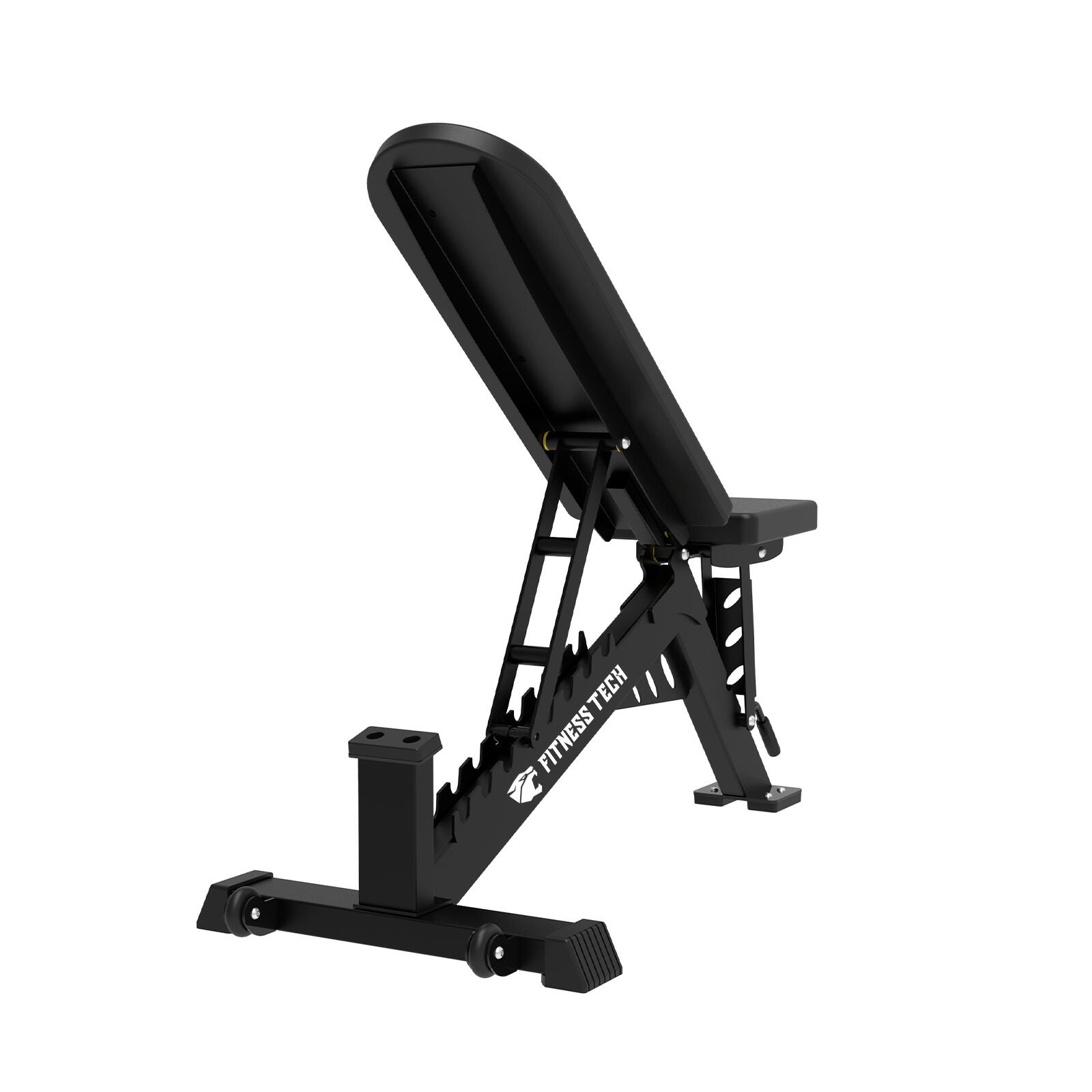 Banco de Musculación Multiposición Fitness Tech Negro 4/7