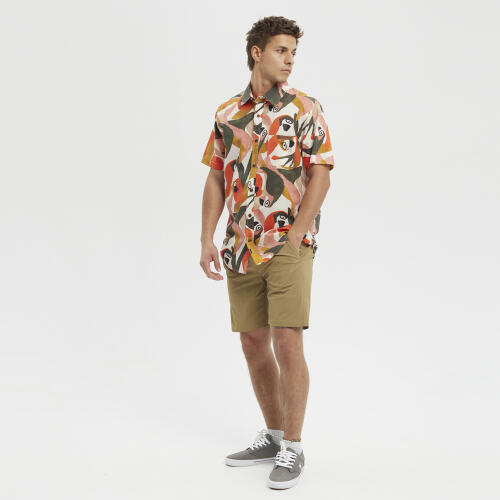 HYDROPONIC Camisa manga corta Hydroponic  estampado loros