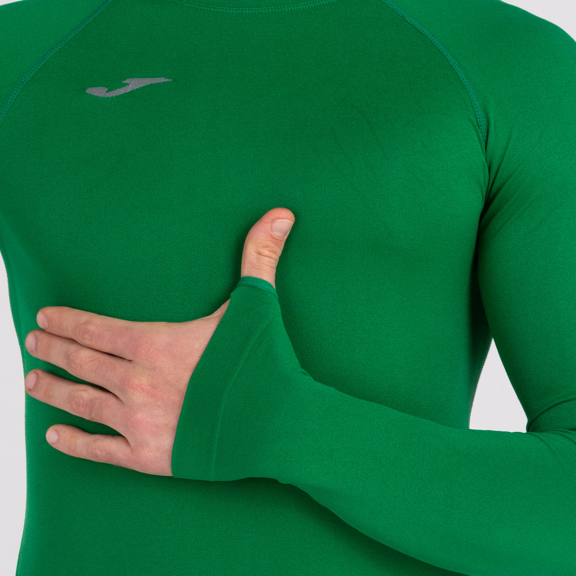 T-Shirt Manga Comprida Fitness Adulto Joma Brama Classic Verde 5/5