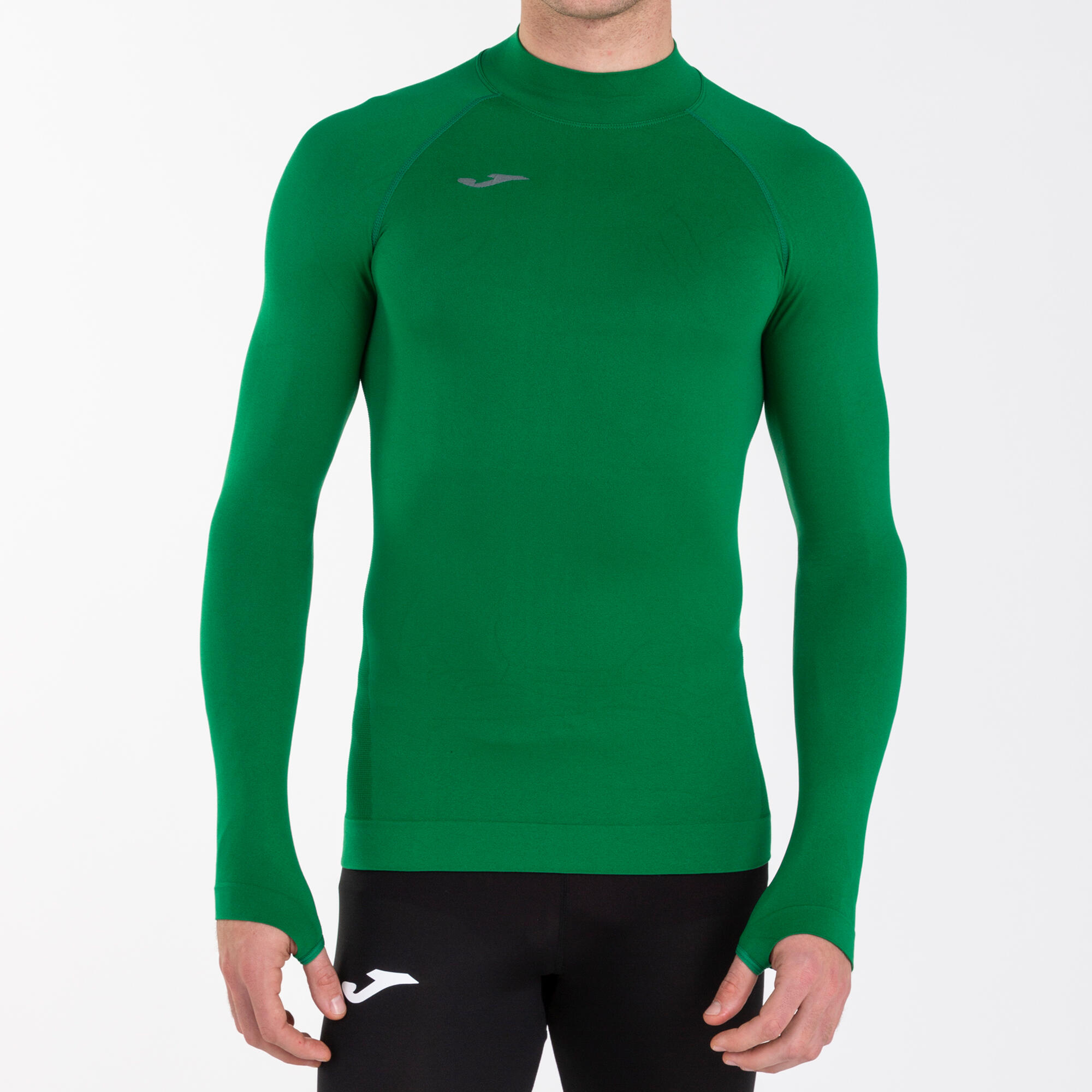 T-Shirt Manga Comprida Fitness Adulto Joma Brama Classic Verde 2/5