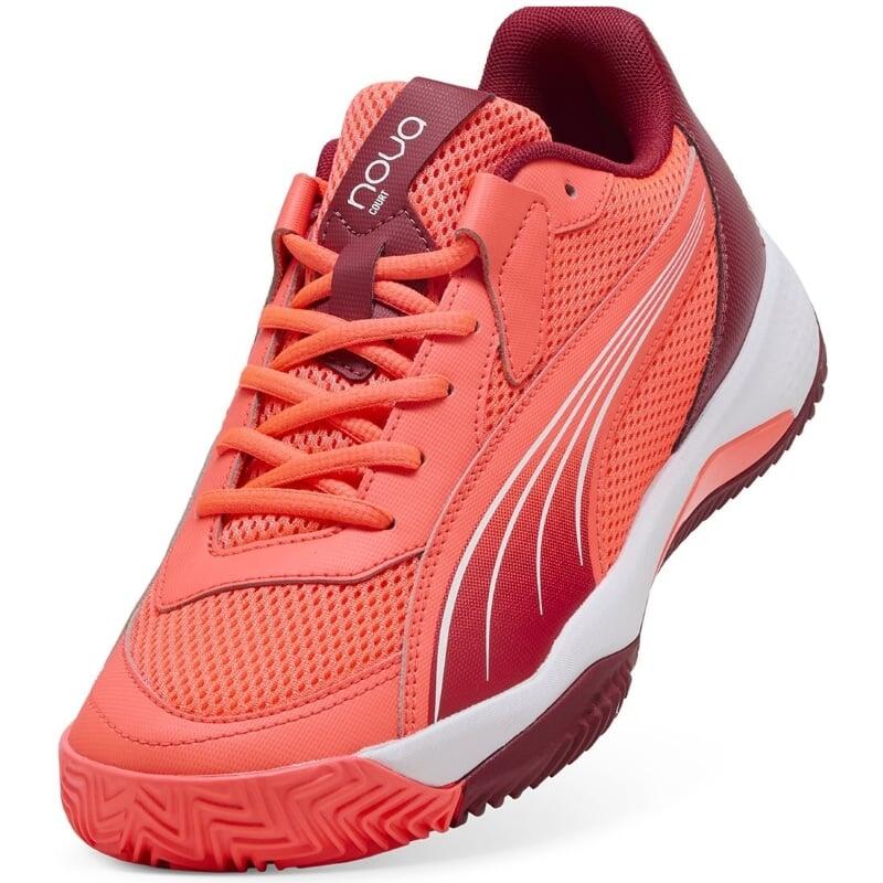 Tênis Puma Nova Court Red Bordeaux White 3/5