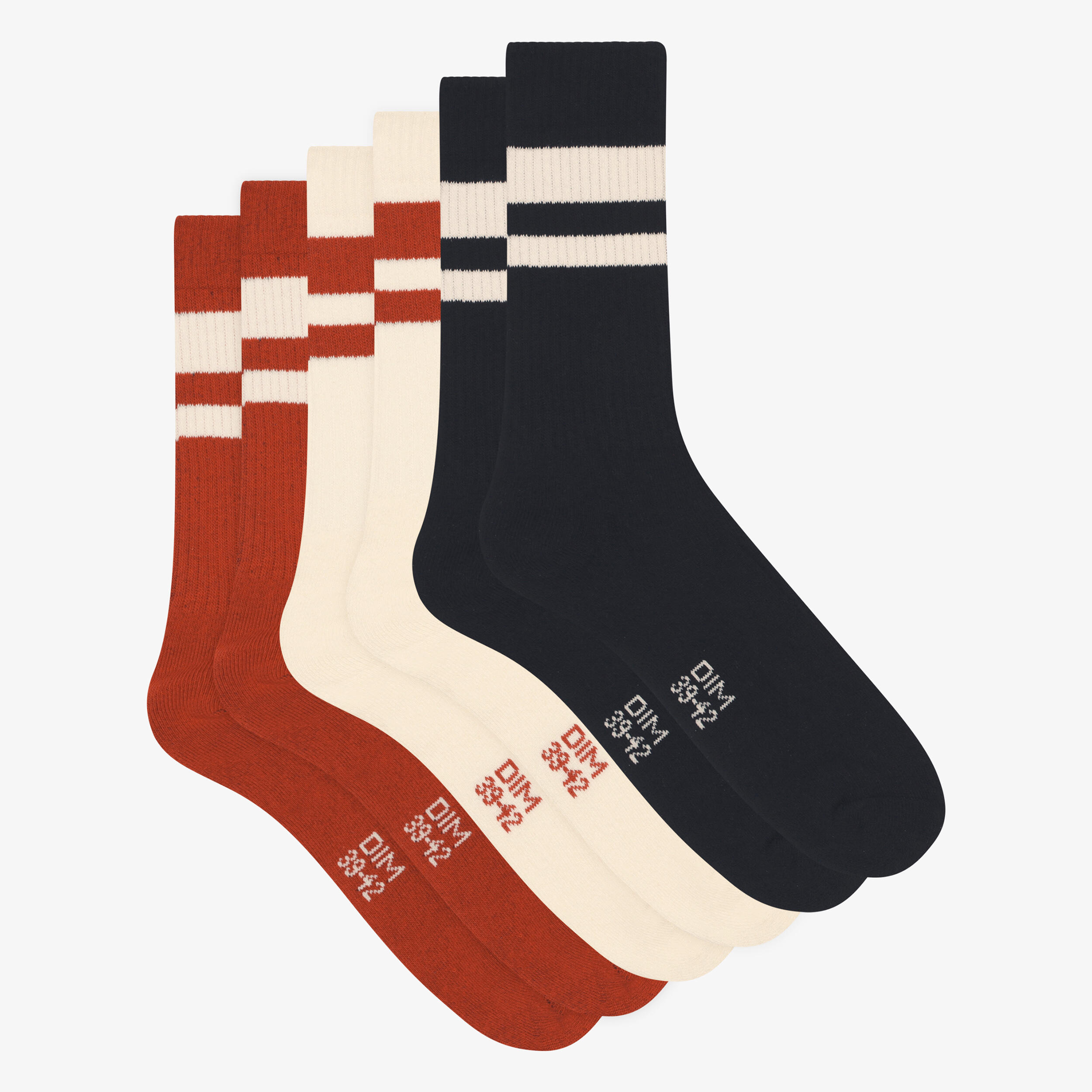 Lot de 3 paires de mi-chaussettes Homme EcoDim Sport 2/3