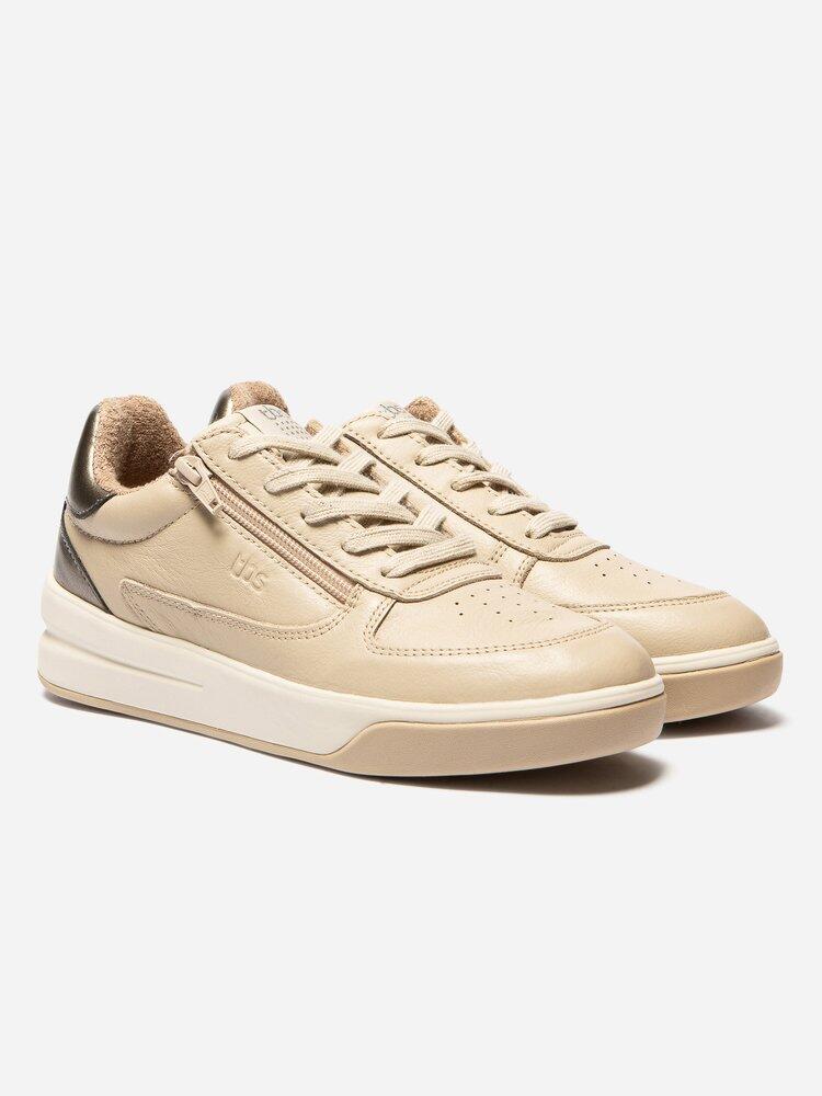 Baskets zippées Femme - CLAUZIP Beige 2/7
