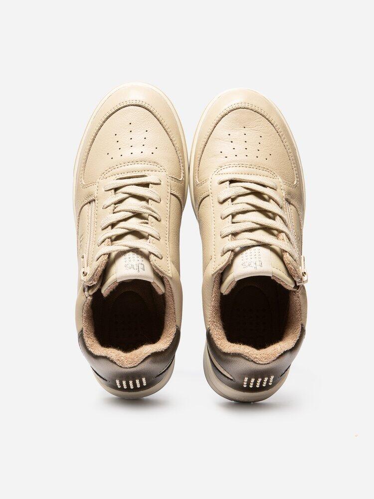 Baskets zippées Femme - CLAUZIP Beige 3/7