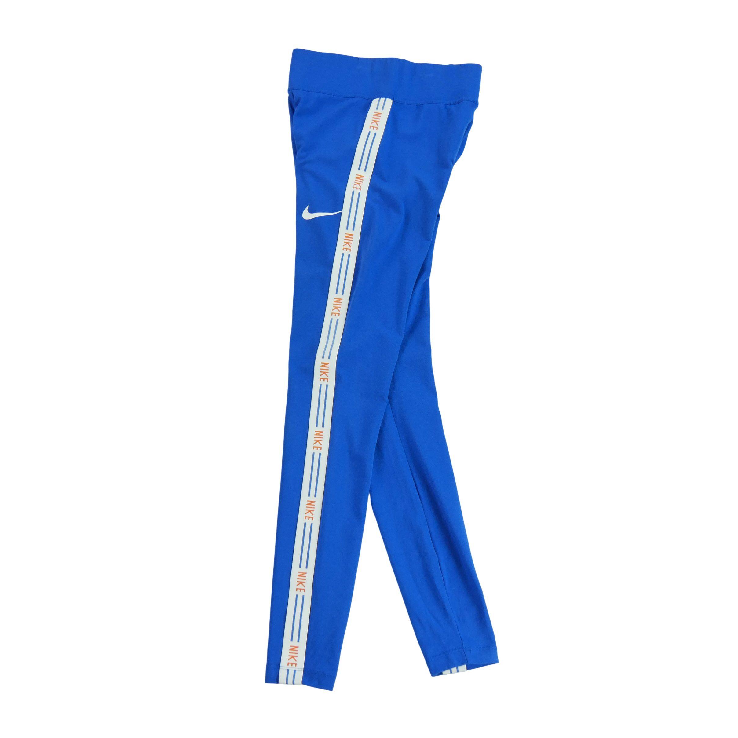 NIKE Segunda Vida - Leggings azuis para mulheres - Em muito bom estado
