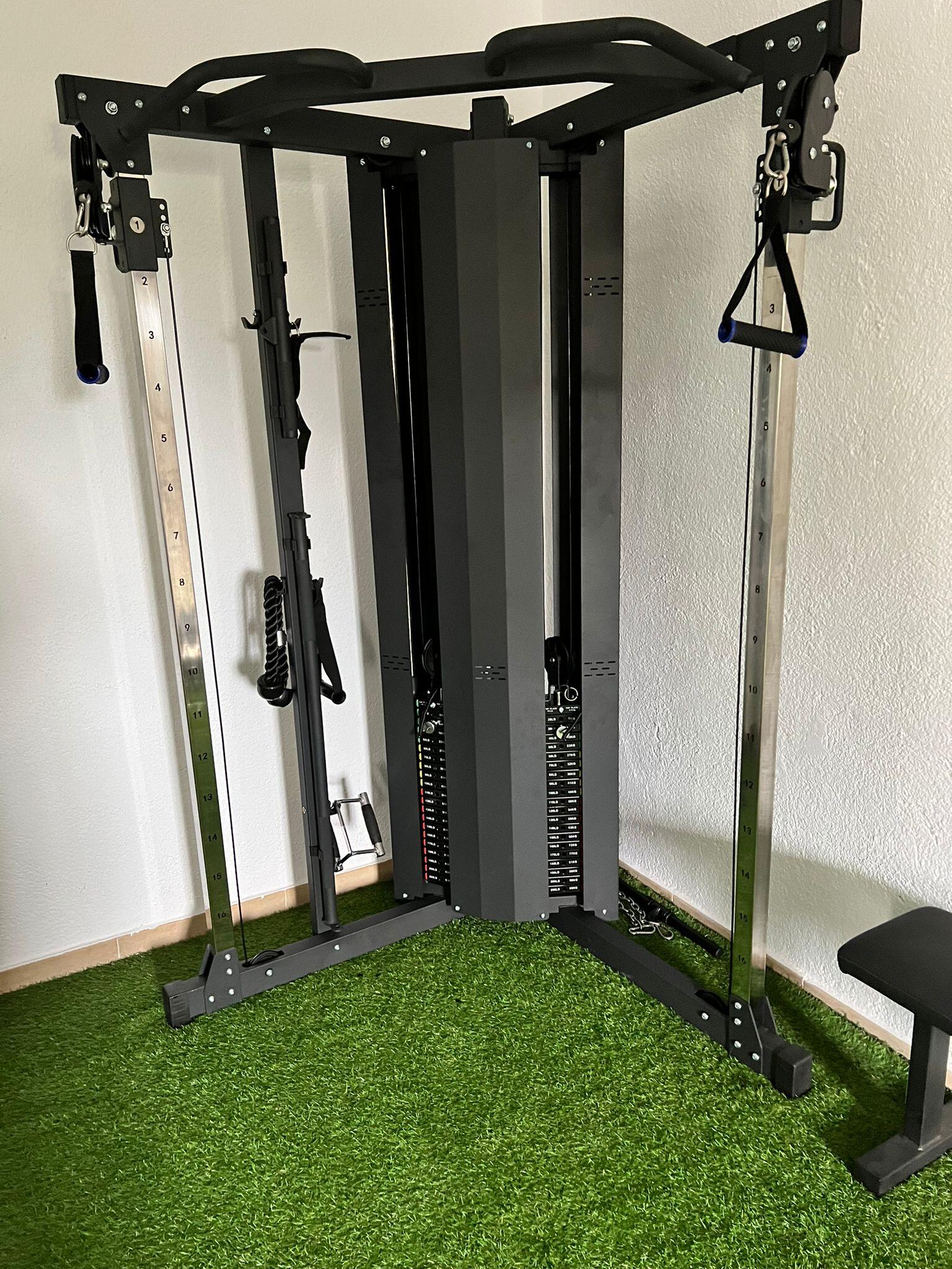 Double poulie croisée de musculation F18 Fitness Tech 6/6