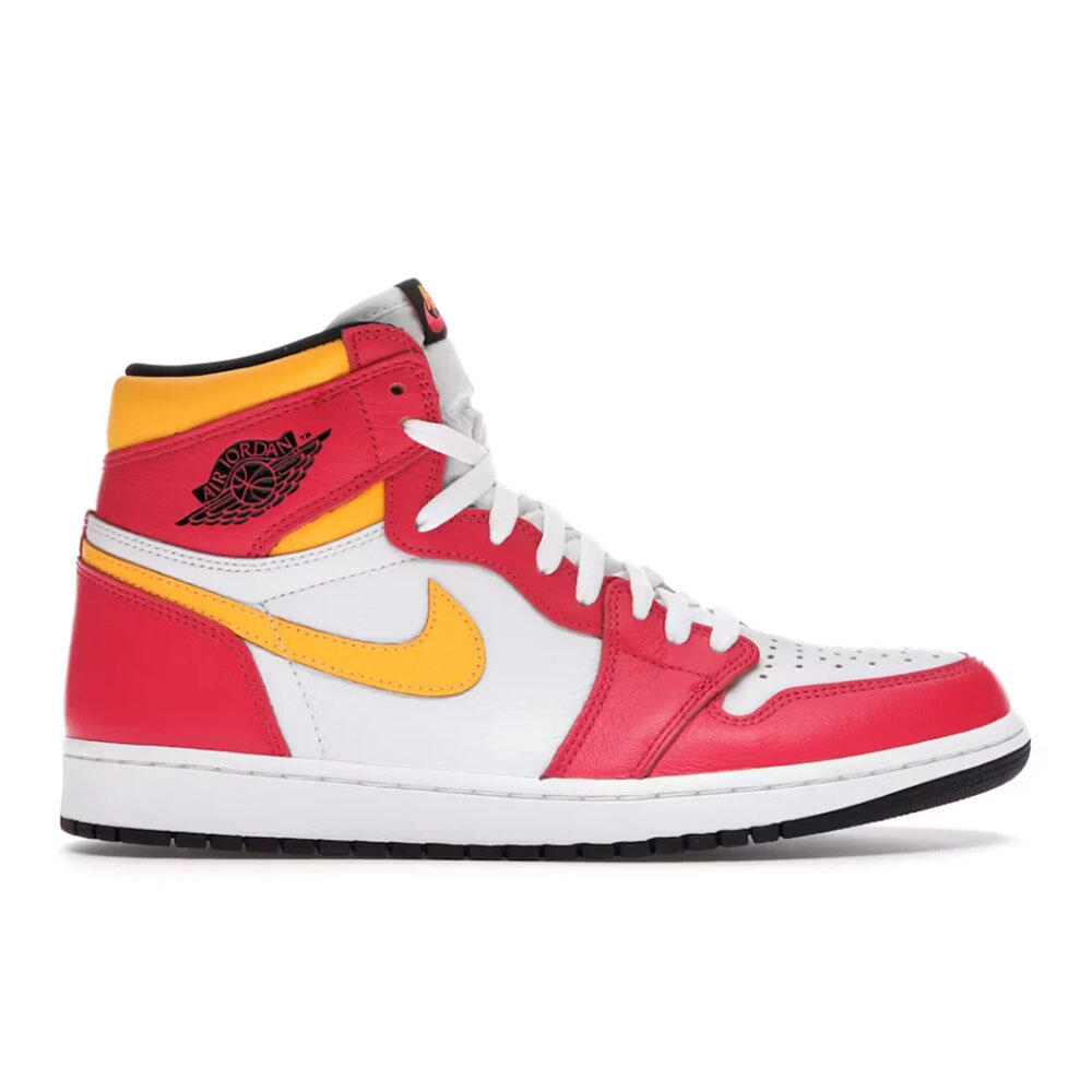 Nike - Air Jordan 1 Retro High Og Light Fusion Red - Baskets - Rouge - 42 - Decathlon