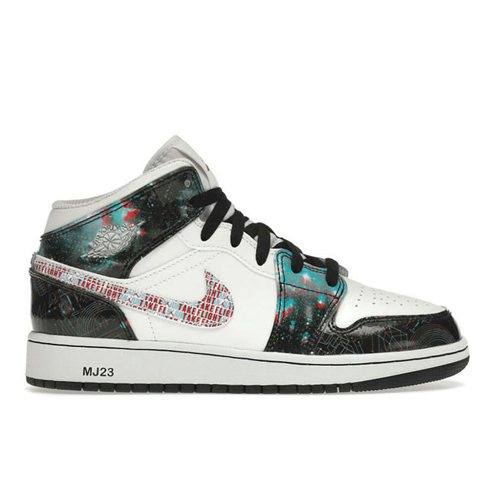 Jordan - Air Jordan 1 Mid University Take Flight - Baskets - Blanc - 40 - Decathlon